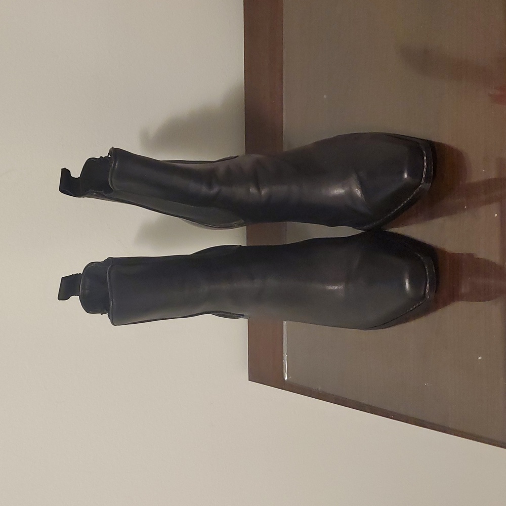 Wishbone Black Ankle Boots